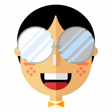 Account Avatar Boy Man Nerd Profile Smiley Icon