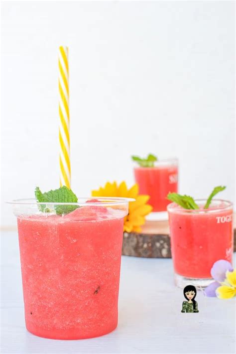 Watermelon Slushie Easy 3 Ingredient Recipe Best For Kids And Adults