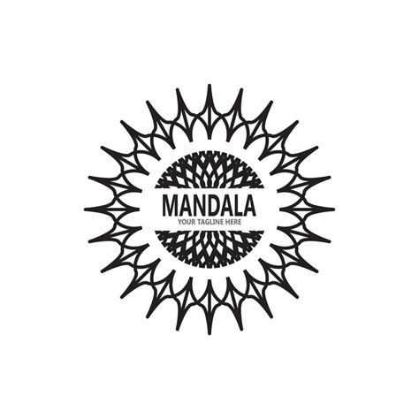 Mandala Logo Design Vector Illustration 7265477 Vector Art At Vecteezy