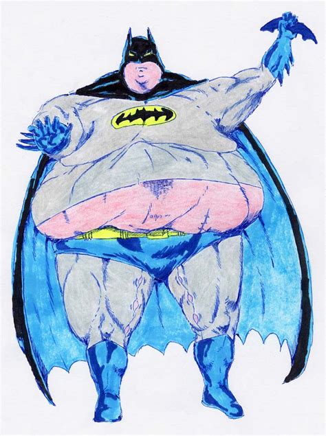 Fat Batman By Emmemmeit On Deviantart