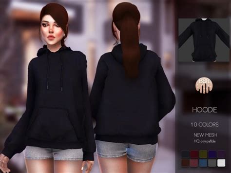 Oversized Hoodie Collection Mesh Required The Sims 4