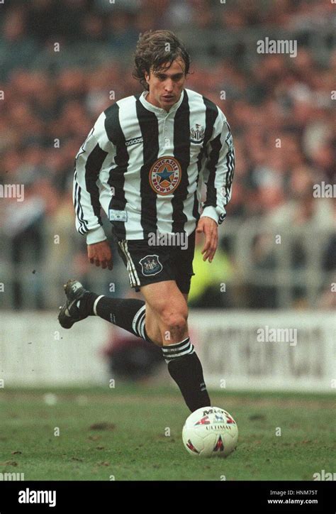 David Ginola Newcastle United Fc 09 April 1996 Stock Photo Alamy