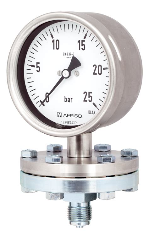 Standard Diaphragm Pressure Gauges Type D4 Afriso Afriso