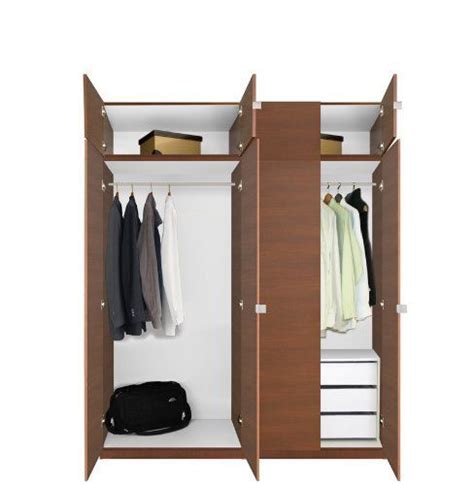 Alta Wardrobe Closet Package 3 Drawer Package Tall Wardrobe By