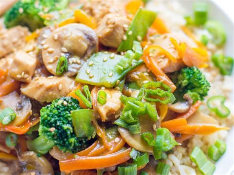 Directions whisk all ingredients together until smooth. Healthy Chicken Stir Fry Recipe and Nutrition - Eat This Much