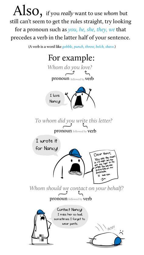 How And Why To Use Whom In A Sentence The Oatmeal