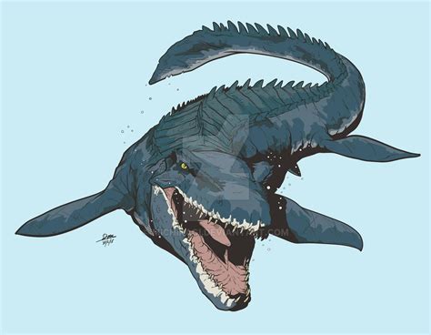 Mosasaur Fallen Kingdom By Michiragi On Deviantart Jurassic World 2