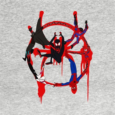 Into the Spider-Verse Symbol (Color) - Spider Man - T-Shirt | TeePublic