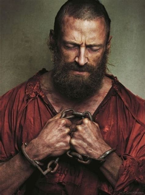 Jean Valjean played by Hugh Jackman in Les Misérables Photography