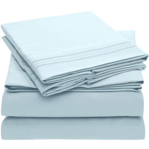Review Mellanni Bed Sheet Set Brushed Microfiber 1800 Bedding