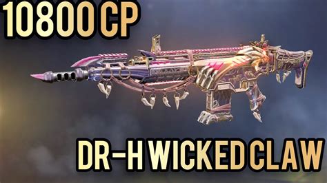 New Dr H Wicked Claw Pack Opening 10800 Cp Call Of Duty Mobile