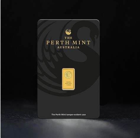 1g Perth Mint Minted Gold Bar Diamondandbullion