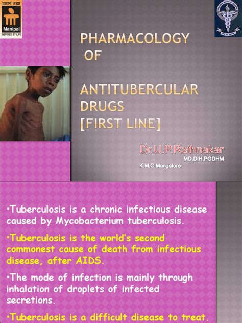 Pharmacology Anti Tubercular Drugs First Line Pdf Tuberculosis