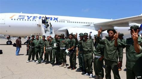 Libya Air Strike Hits Tripolis Last Functioning Airport Bbc News