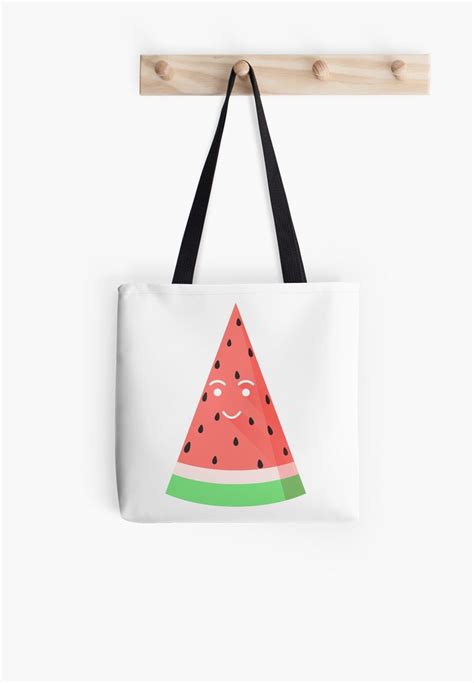 Happy Watermelon Tote Bag By Anastasia Shemetova Tote Bag Bags Tote