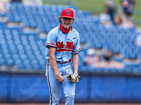 Ole Miss Baseball And Powder Blue Uniforms In Pictures