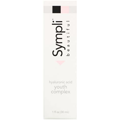 Sympli Beautiful Hyaluronic Acid Youth Complex Serum 1 Fl Oz 30 Ml