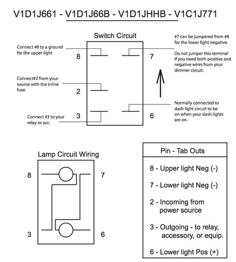 Carling Rocker Switch Wiring Diagram