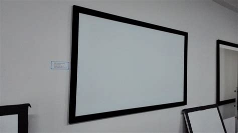 120 Inch 4k Cinema Fixed Frame Screen With 4k Flexible White Screen