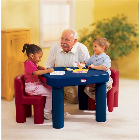 Little Tikes Large Table And Chairs Set Bluered