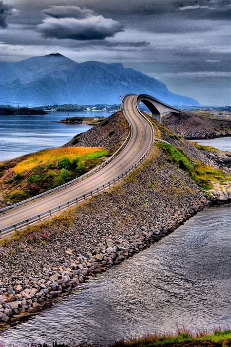 Atlantic Road Norway Hdr Scenic Roads Atlantic Road Norway Norway