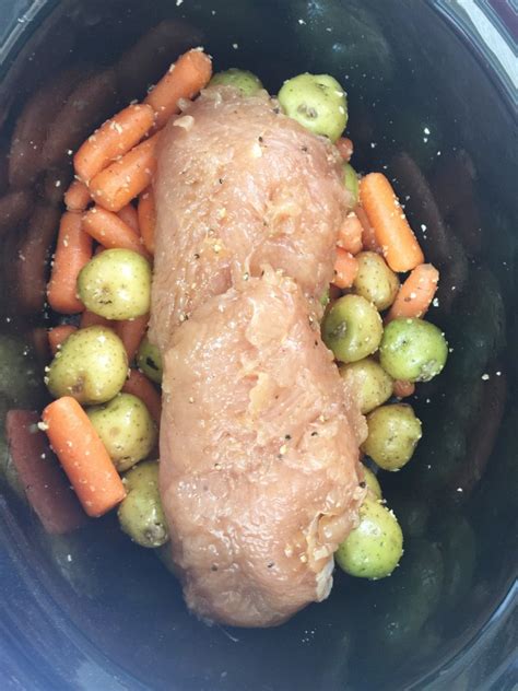 slow cooker turkey tenderloin and veggies be a fit mommy