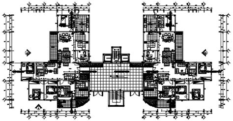 Floor Plan Of Apartment In Dwg File Cadbull