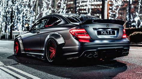 Black C Amg Sedan Wallpaper Mercedes Benz C Amg Black Series