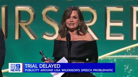 News Melbourne On Twitter Lisa Wilkinson S Logies Speech Has Sparked Another Delay In The