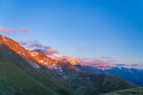 Scenic View Of Beautiful Landscape Of Swiss Alps In A Val De Bagnes