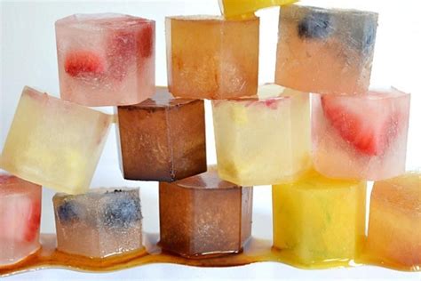 Flavored Ice Cubes Flavored Ice Cubes Flavor Ice Ice Cube Recipe
