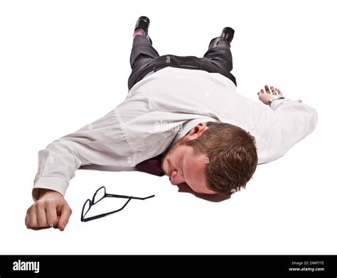 Man Lying Dead On Floor Cut Out Stock Images And Pictures Alamy