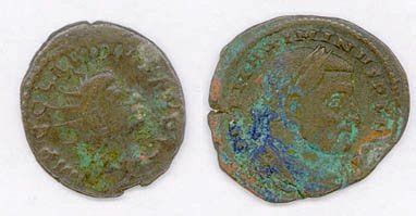 Tywkiwdbi Tai Wiki Widbee Roman Coins Rd Th Century A D Found In The U S