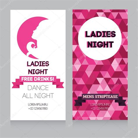 Template For Ladies Night Party Stock Vector Image By ©ghouliirina