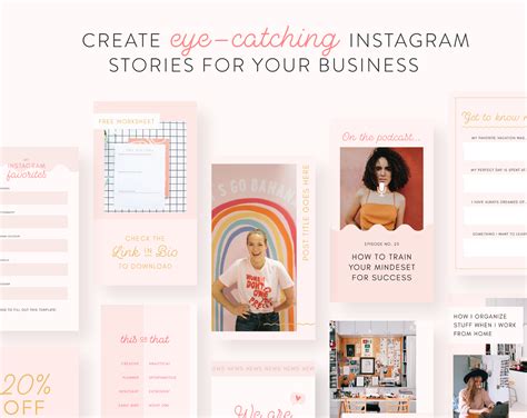 Girlpower Instagram Story Templates Pack My Social Boutique