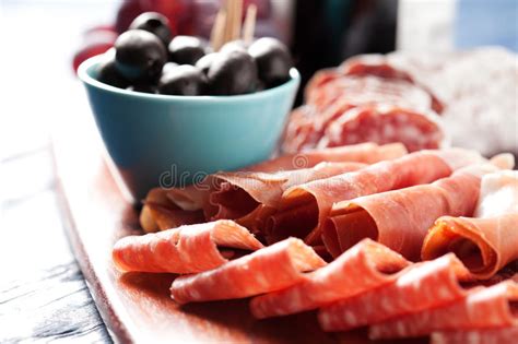 Cold Cuts Stock Photo Image Of Antipasti Isolated Gourmet 61642934