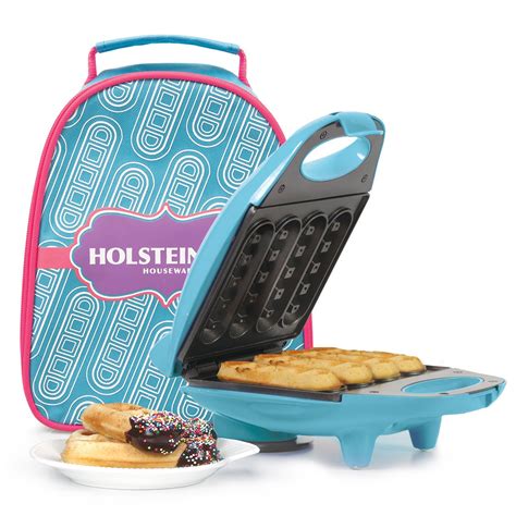 Buy Holstein Housewares Hm 09107j Bu Mini Waffle Stick Maker Kit Blue