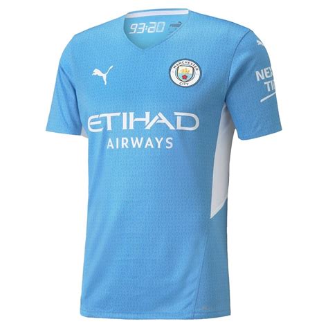 Manchester City 202122 Home Authentic Player Version Jersey Free