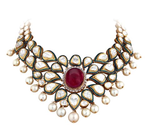 Liked Designs Of Ruby Necklaces Ruby Necklace Designs Classy