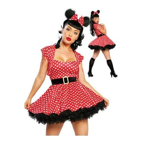 Sexy Pin Up Minnie Mouse Halloween Costume 6 8 10 Other