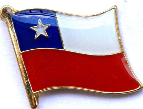 Pin Med Flagga FrÅn Chile KÖp Pins Med Chile Flaggor