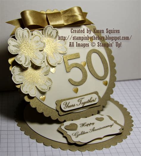 26 awesome anniversary gifts for your parents. Stampin' By The Bay: Happy 50th Wedding Anniversary Mom & Dad!