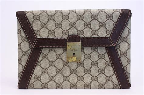 Authentic Vintage Gucci Envelope Clutch At Rice And Beans Vintage