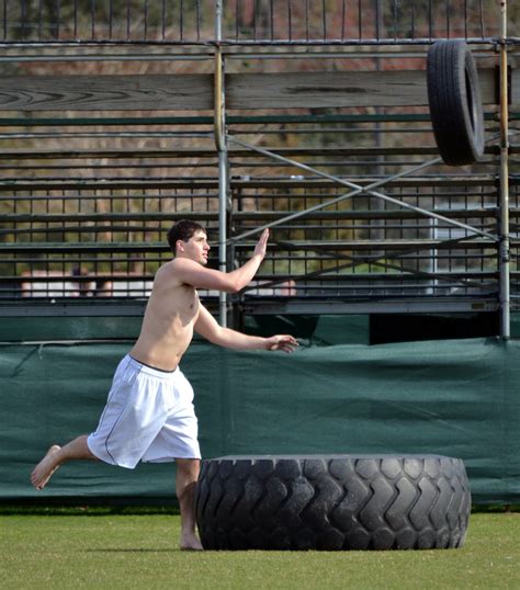 Nice Toss This Guy Had Good Tire Tossing Form He Got Them Flickr