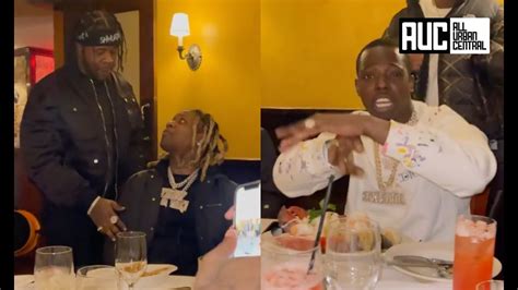 Lil Durk Pulls Up On Bobby Shmurda And Rowdy Rebel At Ny Steakhouse