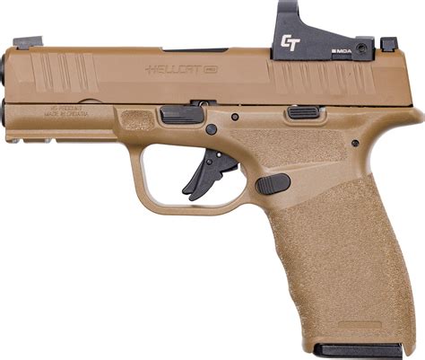 Springfield Hellcat Pro 9mm 37 Barrel Fde Osp Crimson Trace Ct