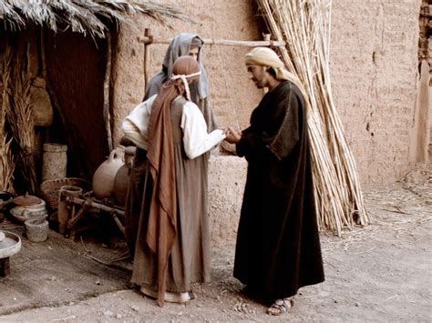 FreeBibleimages :: An Angel visits Joseph :: The Christmas story: An angel visits Joseph 