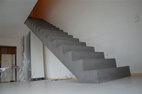 Beton falttreppe, beton cire beschichtung, sichtbetontreppe treppen innen. BETON CIRE Oberflächen in BETON LOOK: Beton Cire, Betontreppe