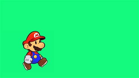 Paper Mario Walking Green Screen Free To Use Youtube