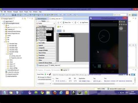 ¿no sabes cómo crear aplicaciones android? T.02.-Crear primer programa en ADT eclipse para ...